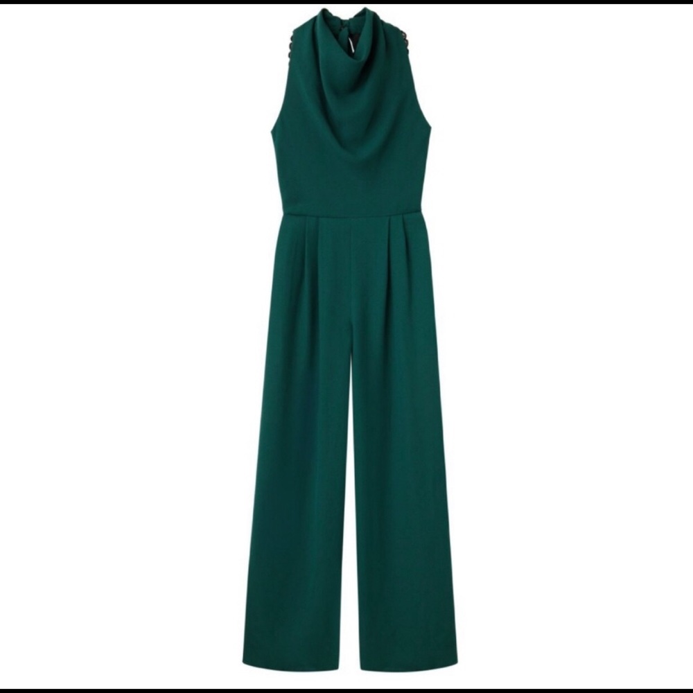 NWT Gal Meets Glam Melanie Jumpsuit - Picture 2 of 11